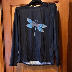 Dragonfly Graphic Long Sleeve Shirt